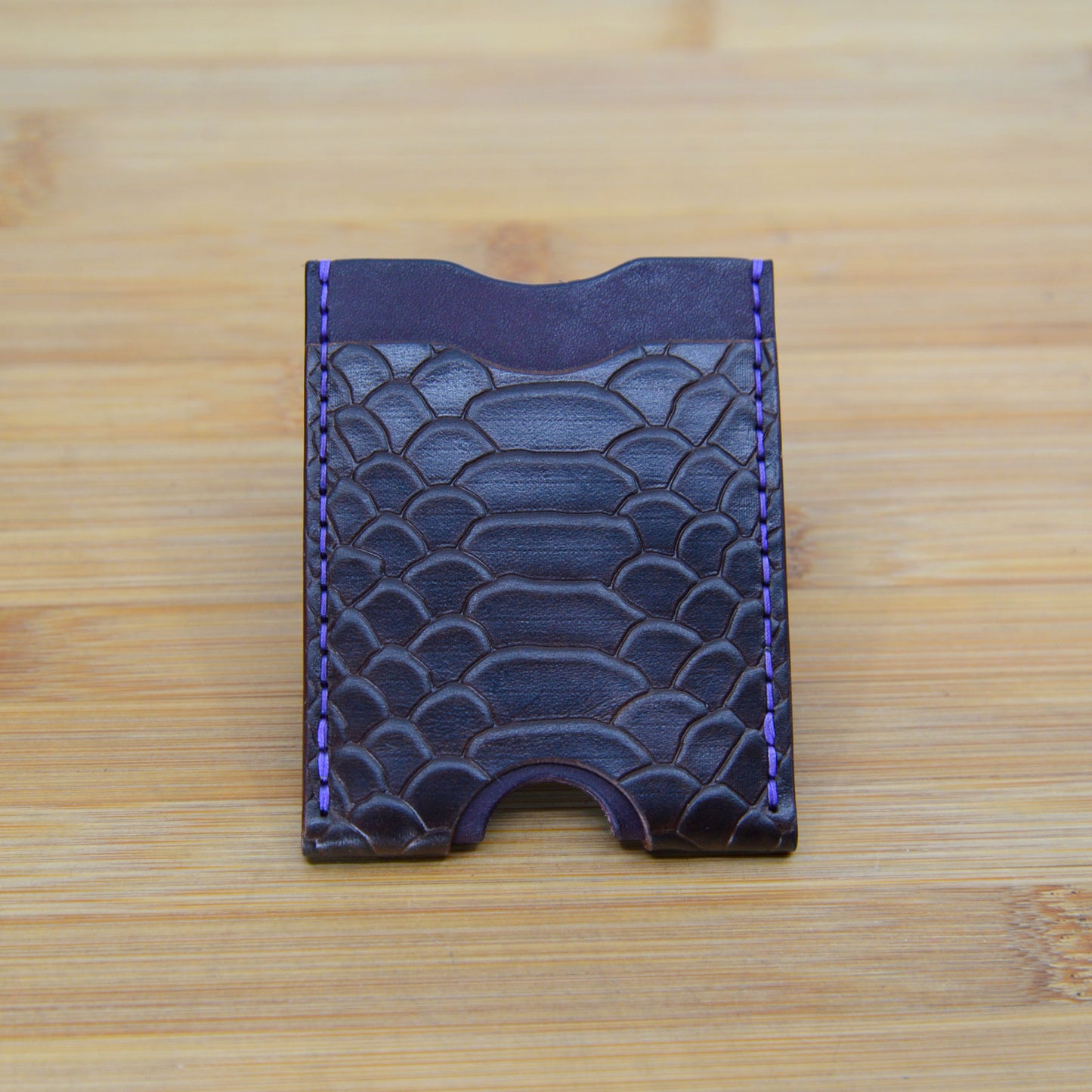 Card Wallet – Pueblo & Embossed Python