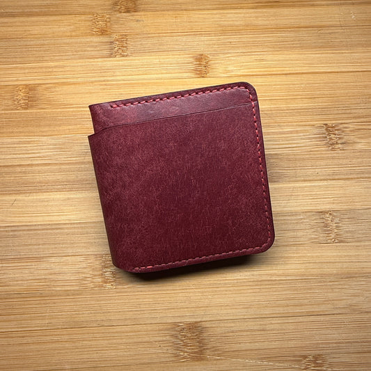 Bi-fold w/ Exterior Cash Pocket – Pueblo Bordeaux