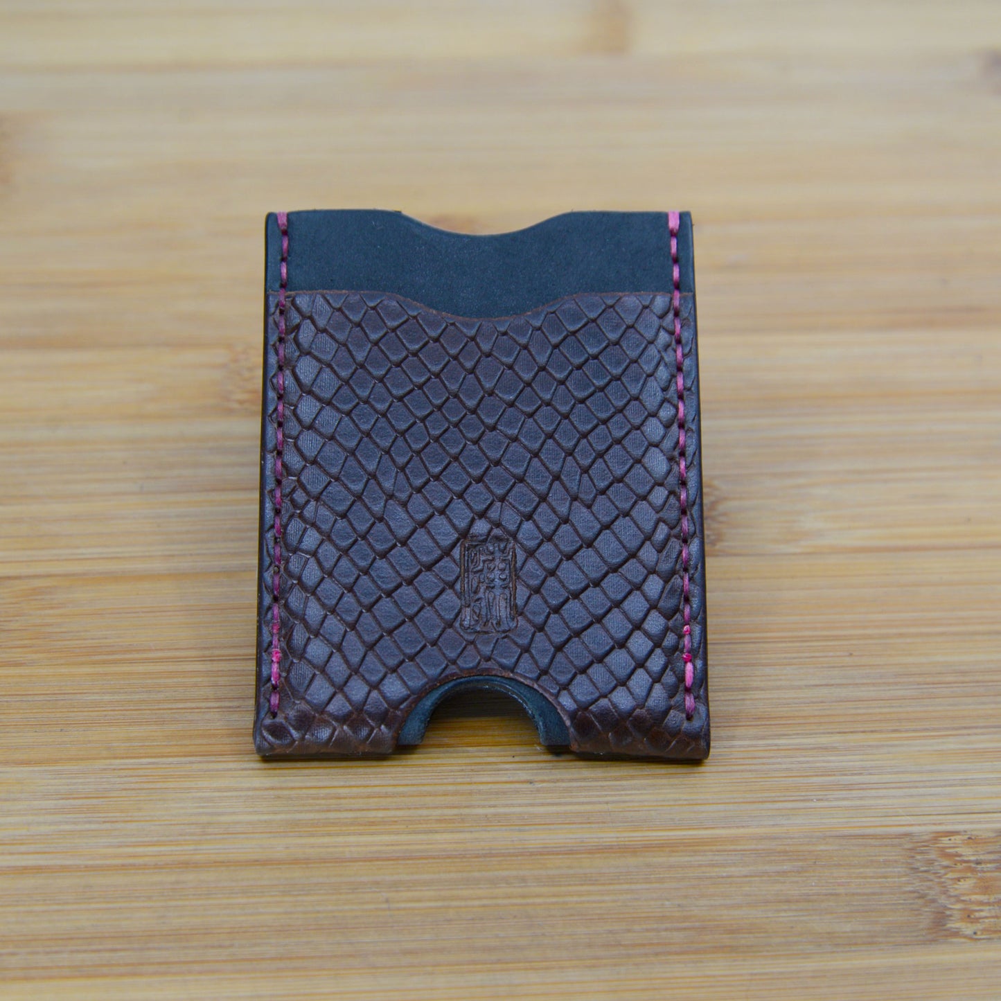 Card Wallet – Pueblo & Embossed Python