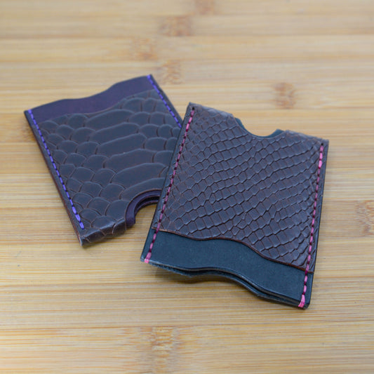 Card Wallet – Pueblo & Embossed Python